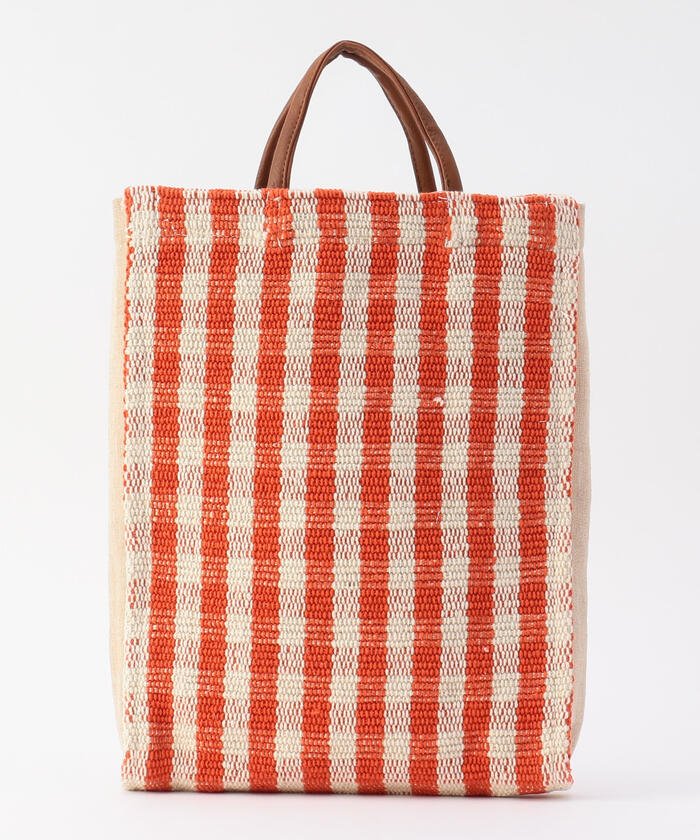 セール 40 Off Lilas Campbell リラキャンベル ギンガムチェックトートバッグ フレディレピ Fredy Repit Magaseek