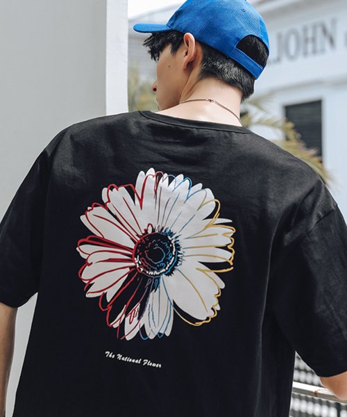 セール Hook 花柄プリント ビッグtシャツ Hook フック Hook Magaseek