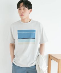 URBAN RESEARCH DOORS(アーバンリサーチドアーズ)/『WEB限定』イラストプリントTシャツ/GRAY