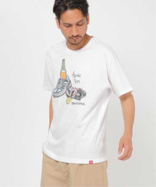 ikka(イッカ)/New Balance エッセンシャルビクトリーTシャツ/ホワイト