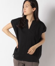 MICA&DEAL(マイカアンドディール)/combination blouse/BLACK