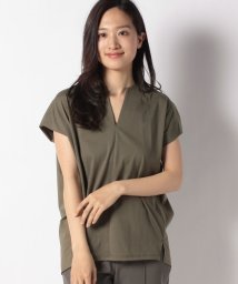 MICA&DEAL(マイカアンドディール)/combination blouse/KHAKI