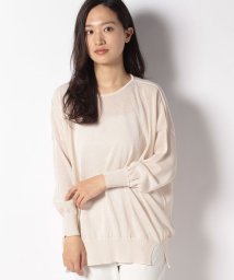 MICA&DEAL(マイカアンドディール)/side slit pullover/BEIGE