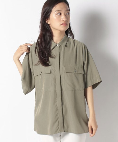 MICA&DEAL(マイカアンドディール)/shirt blouse/KHAKI