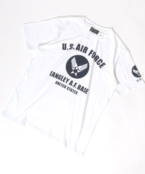 MARUKAWA(マルカワ)/U.S.A.F. ユーエスエアフォース ミリタリープリントTシャツ 半袖/柄1