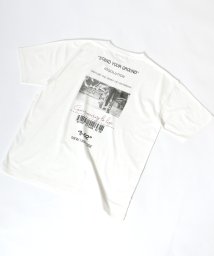 MARUKAWA(マルカワ)/バックフォトバーコード Tシャツ半袖/柄1