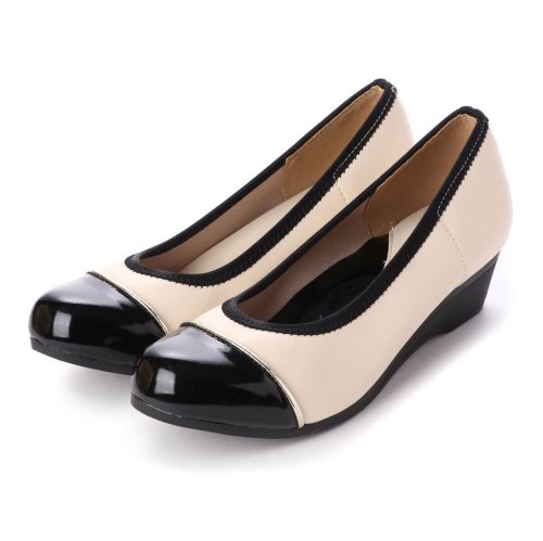 セール Liberty Doll モールドソールバイカラーパンプス 1103 サンエーフットウェア Sfw Magaseek