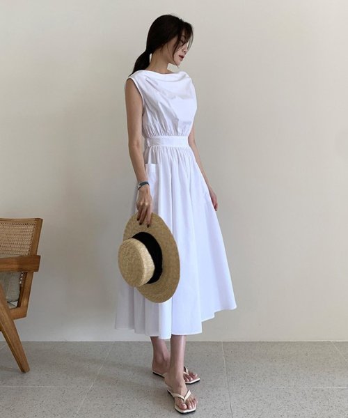 Girly Doll ノースリーブワンピース 21春夏商品 韓国ファッション ガーリードール Girly Doll Magaseek