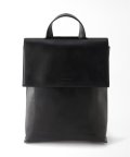 NO MONDAY 2WAY Flap Bag Noir