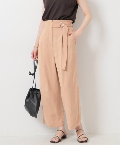 Spick & Span／レーヨンリネンクロップイージーパンツ◆／504070855