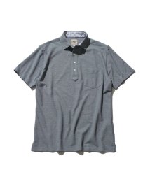 J.PRESS MENS(J．プレス　メンズ)/【クールビズおすすめ】裏フハク衿 鹿の子 ポロシャツ/ブルー系