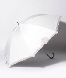 LANVIN Collection(umbrella)(ランバンコレクション（傘）)/LANVIN CLLECTION（ランバンコレクション）晴雨兼用日傘　オーガンジーバラカットワーク/オフホワイト