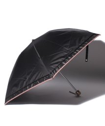 LANVIN Collection(umbrella)(ランバンコレクション（傘）)/LANVIN COLLECTION（ランバンコレクション）晴雨兼用折りたたみ日傘　オーガンジーグログラン/ブラック
