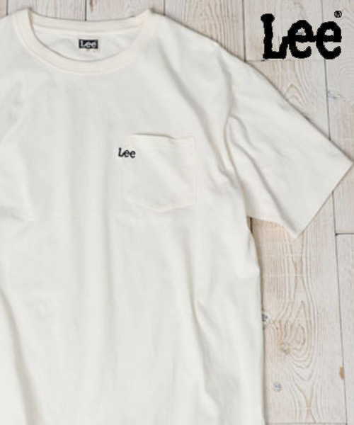 セール】【Lee/リー】 ロゴ刺繍 半袖ポケットTシャツ ユニセックス 