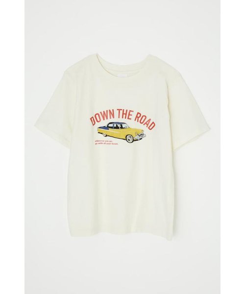 moussy(マウジー)/DOWN THE ROAD Tシャツ/IVOY3