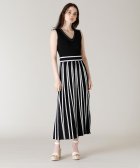 ef-de/《M Maglie le cassetto》ライン柄ニットワンピース/504071916