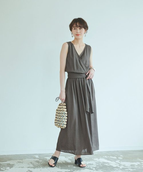 ウエストリボン前後2wayカシュクールワンピース ティティベイト Titivate Magaseek