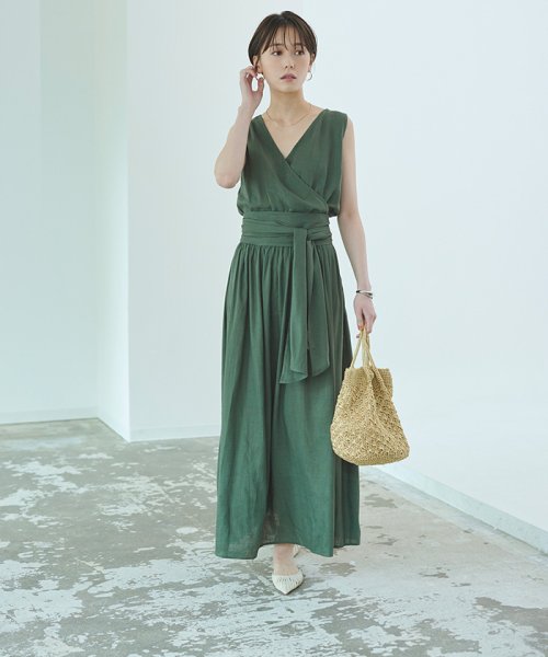 ウエストリボン前後2wayカシュクールワンピース ティティベイト Titivate Magaseek