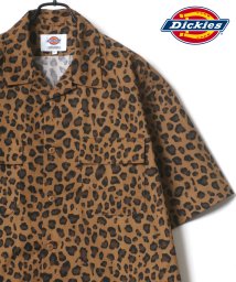 LAZAR(ラザル)/【Lazar】Dickies/ディッキーズ T/Cツイル オーバーサイズ オープンカラー ワークシャツ/CPOシャツ/シャツジャケット/柄C