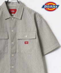 LAZAR(ラザル)/【Lazar】Dickies/ディッキーズ 【別注】 T/Cツイル オーバーサイズ ワークシャツ/CPOシャツ/シャツジャケット/ストライプ2