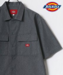 LAZAR(ラザル)/【Lazar】Dickies/ディッキーズ 【別注】 T/Cツイル オーバーサイズ ワークシャツ/CPOシャツ/シャツジャケット/チャコール2