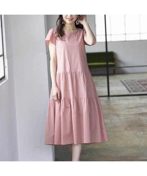 バックリボンワンピース 無地 レディースファッション 阪急百貨店公式通販 Hankyu Fashion