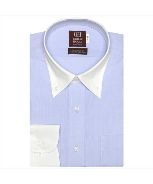 ワイシャツ 長袖 形態安定 綿100 袖の長い 大きい メンズ Tokyo Shirts Tokyo Shirts Magaseek