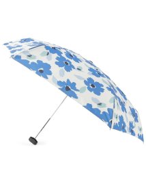 grove(グローブ)/because フラワーミニ折りたたみ傘（晴雨兼用）/ブルー（892）