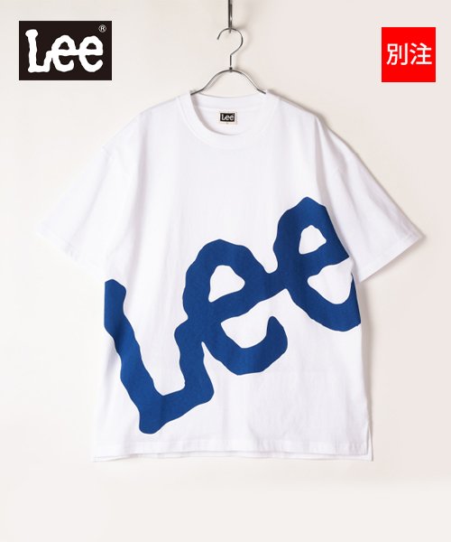 Lee(Lee)/【別注】【LEE】 リー ビッグロゴ 半袖 Tシャツ ビッグシルエット 22SS/アイボリー