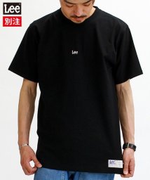 Lee(Lee)/【別注】【LEE】 リー ミニロゴ プリント 半袖 Tシャツ ユニセックス/ピュアブラック