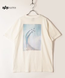 ALPHA INDUSTRIES(アルファインダストリーズ)/【ALPHA】 アルファ COLTRAILPHOT Tシャツ/ホワイト