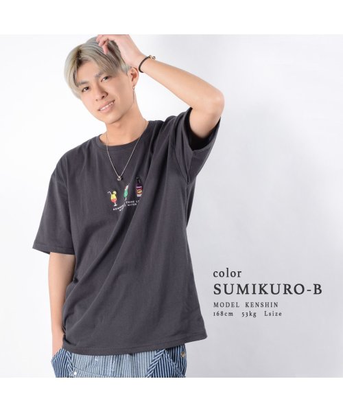 1111clothing(ワンフォークロージング)/◆USAコットン 刺繍ロゴ Tシャツ◆ tシャツ メンズ tシャツ レディース 半袖tシャツ 半袖 トップス 刺繍 tシャツ ロゴ 白 綿100 綿100% 夏/スミクロ