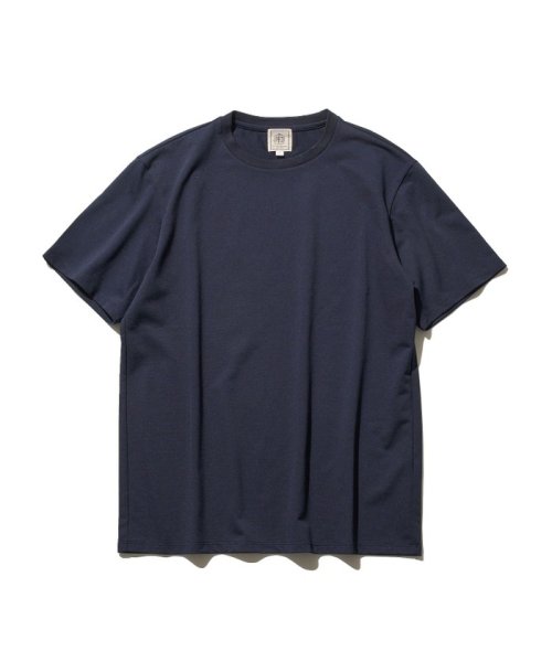 J.PRESS MENS(J．プレス　メンズ)/【J.PRESS PLUS】OX シャンブレージャージ Tシャツ/ネイビー系