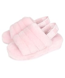 UGG(UGG)/UGG アグ サンダル ムートン フラッフ イヤー スライド レディース WOMENS FLUFF YEAH SLIDE 1095119/ピンク