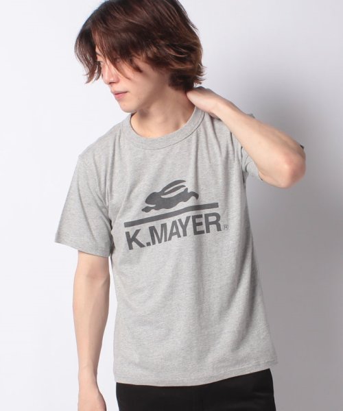 KRIFF MAYER(クリフ メイヤー)/抗菌半袖T(ロゴ)/グレー