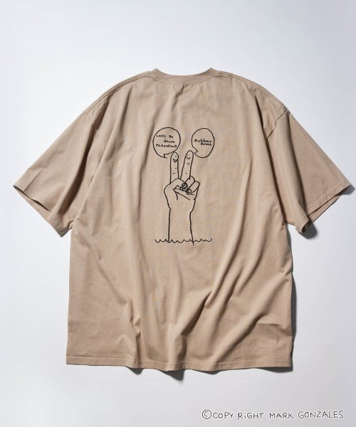 セール Kgfr カガフリ Mark Gonzales マーク ゴンザレス Pigeonロゴ刺繍 グラフィックプリントカットソー Tシャツ ピジョン Tee Kgfr Kgfr Magaseek
