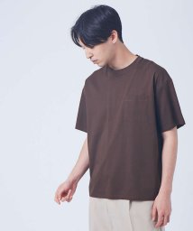 ABAHOUSE(ABAHOUSE)/【MYSELF ABAHOUSE】シルケット　ルーズ　Tシャツ/ブラウン
