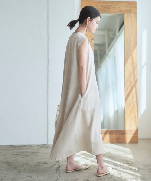 ノースリーブaラインワンピース ティティベイト Titivate Magaseek