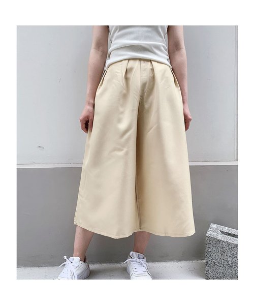 セール ガウチョパンツ レディース スカンツ ゆったり 春夏 きれいめ ハイウエスト スカーチョ 9分丈 美脚効果 セイヘイショップ Seiheishop Magaseek