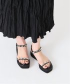 Le Talon/4cmパールプラットサンダル◆/504077444