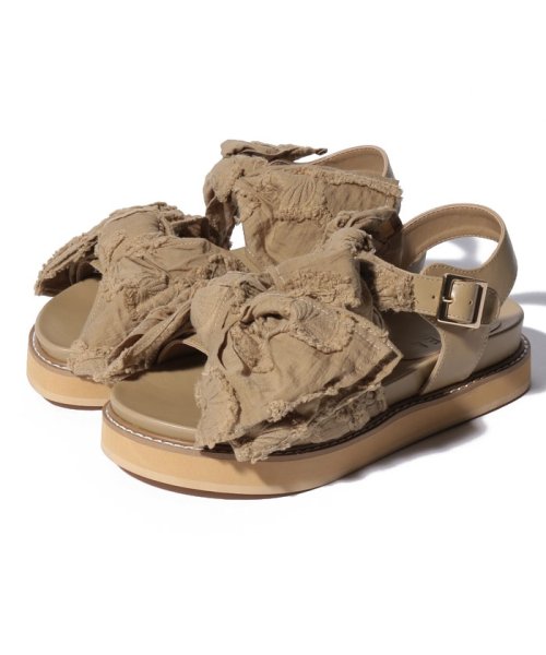 セール コエル Coel ビッグリボンサンダル Magaseek