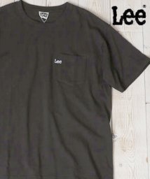 marukawa shonan(marukawa shonan)/【Lee/リー】 ロゴ刺繍 半袖 ポケット Tシャツ メンズ レディース ユニセックス ワンポイント ポケット シンプル カジュアル/ブラック