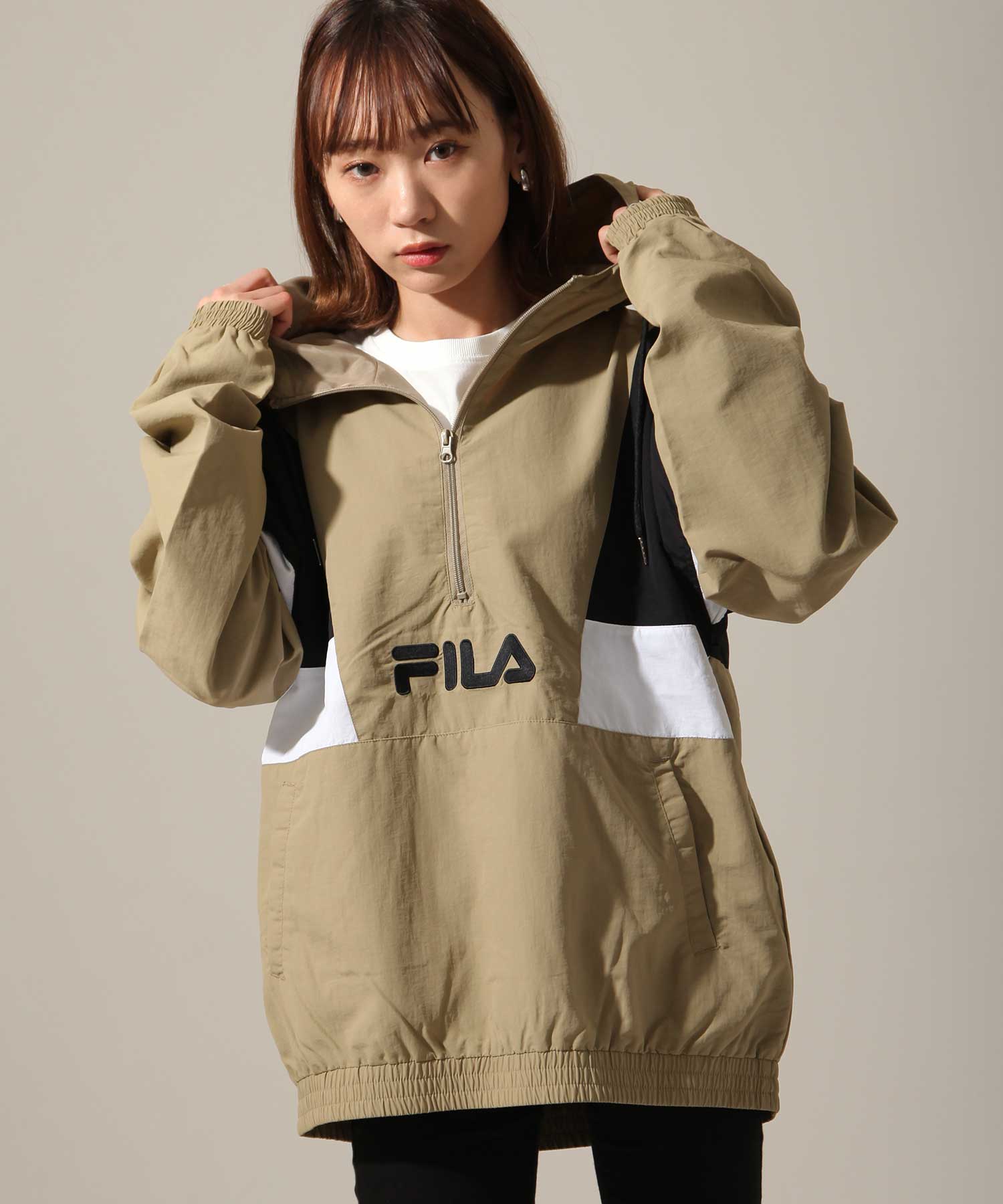 特別プライス フィラ FILA 90s 袖切替スウェードジャケット ブルゾン