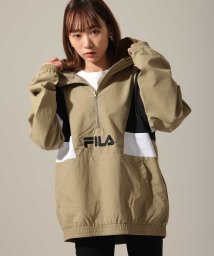 ZIP FIVE(ジップファイブ)/FILA/フィラ 防風ナイロン切替アノラック/ベージュ