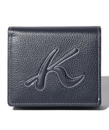 KitamuraK2(キタムラK2)/牛革ボックス型二つ折り財布/コン