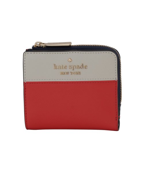 kate spade new york(ケイトスペードニューヨーク)/【kate spade new york(ケイトスペード)】kate spade new york ケイトスペード STACI S LーZIP BIFOLD w/マルチ系