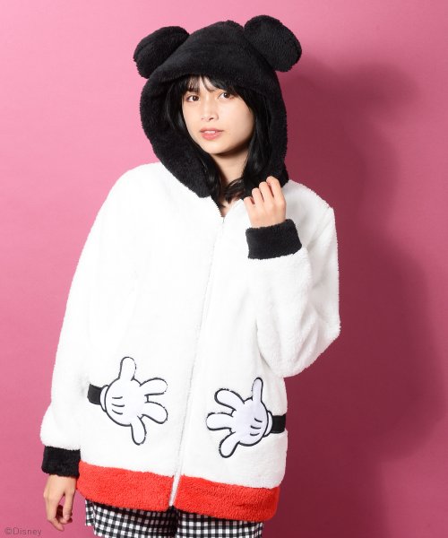 Disney ディズニー キャラクターズ 両面ボア耳付き ボア Zipパーカー ルヴニール Revenil Magaseek Disney ディズニー キャラクターズ 両面ボア耳付き ボア Zipパーカー ルヴニール Revenil Magaseek