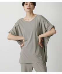 AZUL by moussy(アズールバイマウジー)/ICE CLEAN LOOSE TOPS/L/KHA1