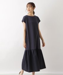 ナチュラルビューティーベーシック Natural Beauty Basic ワンピース ドレス ブルー ネイビー 青色 の通販 Magaseek