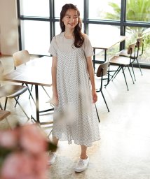 PROPORTION BODY DRESSING(プロポーション　ボディドレッシング)/Tシャツ×ドットキャミワンピセット/エクリュ1